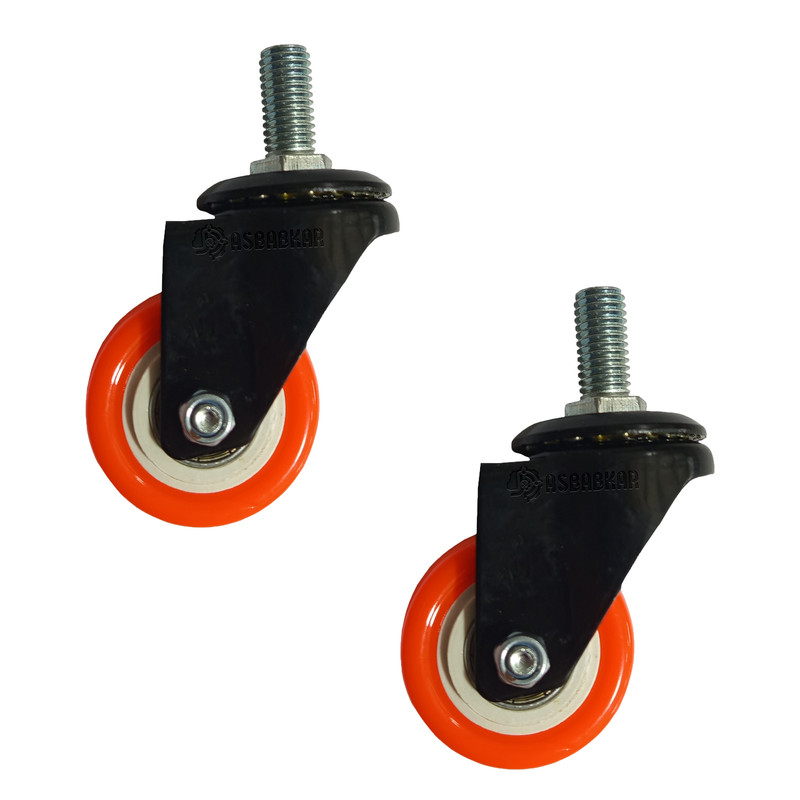 چرخ پایه ثابت اسباب کار مدل s40 بسته دو عددی