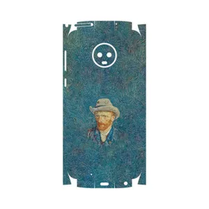 MAHOOT Self portrait with a gray felt hat-FullSkin Cover Sticker for Motorola Moto G6