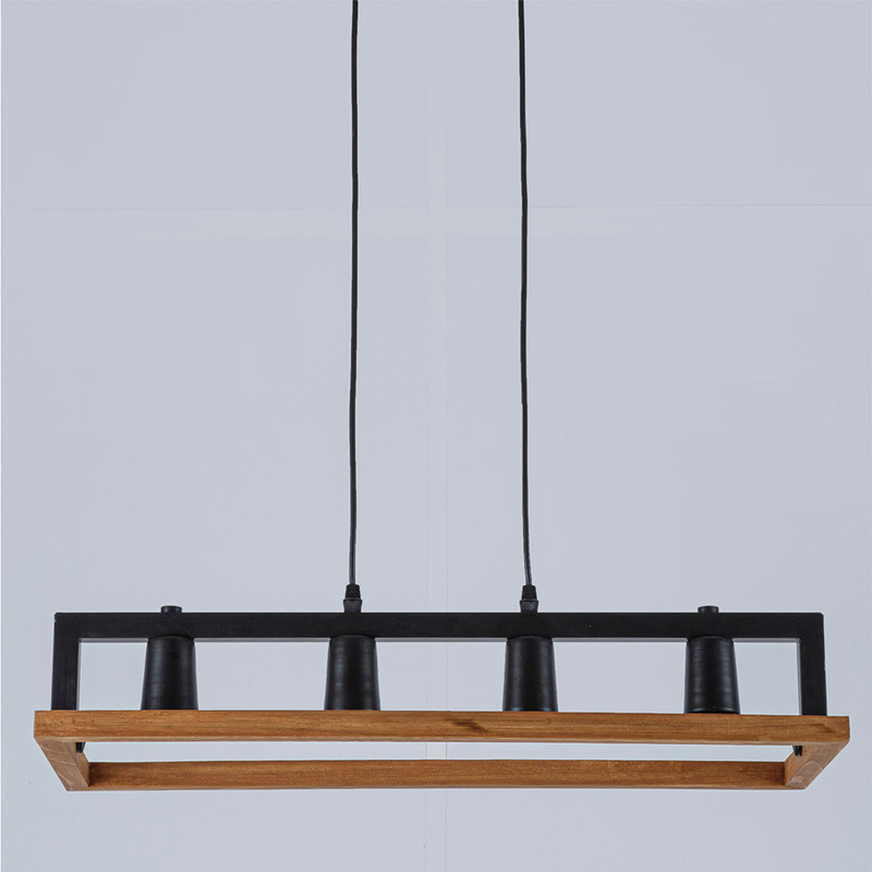 لوستر چهار شعله چشمه نور کد AB1336/4BK