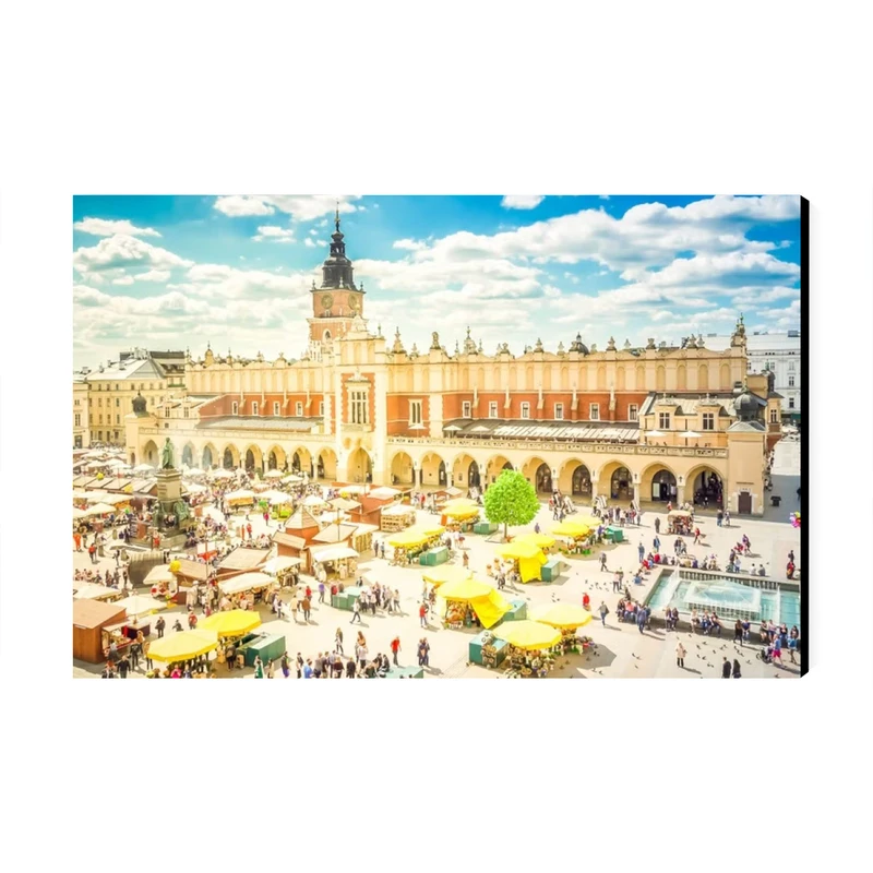تابلو شاسی عرش طرح گردشگری لهستان مدل میدان بازار اصلی کراکوف کد As5864