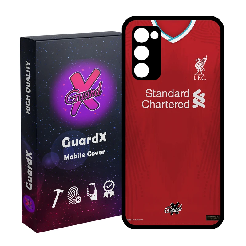 کاور گارد ایکس طرح Liverpool مدل Glass10252 مناسب برای گوشی موبایل سامسونگ Galaxy S20 FE