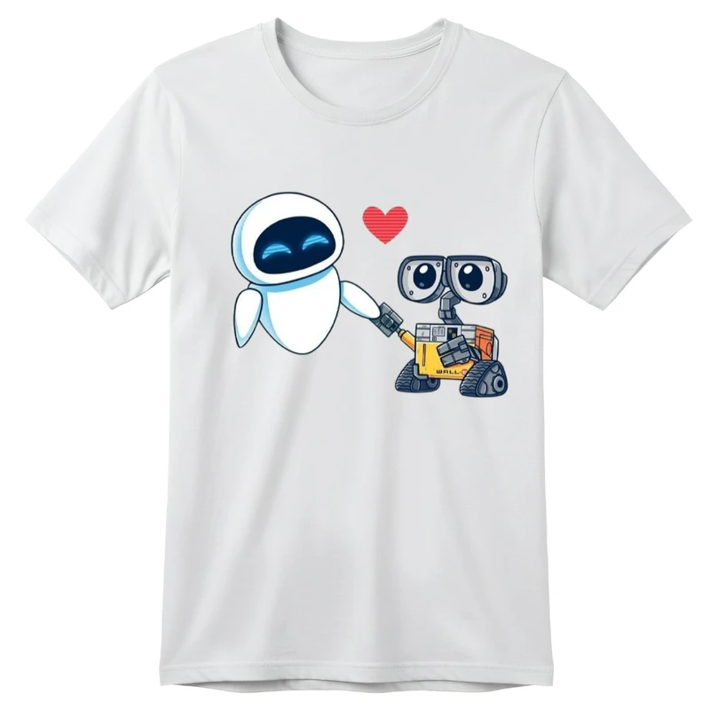 تی‌شرت آستین کوتاه بچگانه مدل وال ای کد p2 