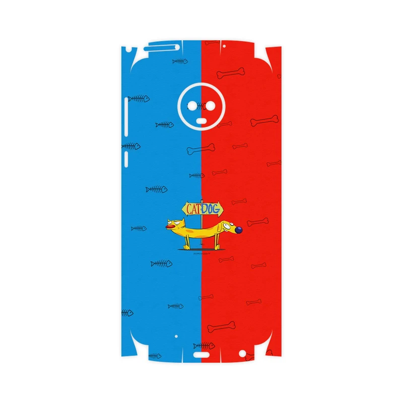برچسب پوششی ماهوت مدل CatDog-FullSkin مناسب برای گوشی موبایل موتورولا Moto G6