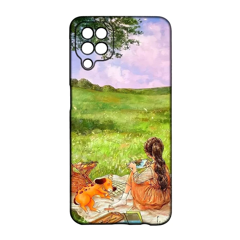 کاور طرح دخترانه کد 273 مناسب برای گوشی موبایل سامسونگ Galaxy A22 4g