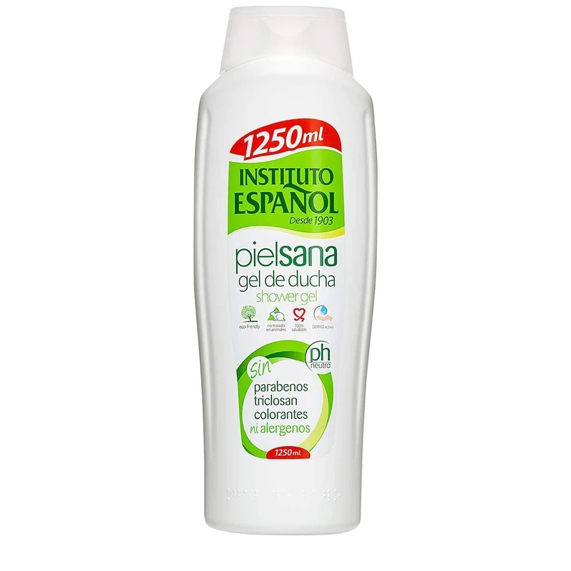 شامپو بدن انستیتو اسپانول مدل Pielsana با رایحه معتدل مناسب برای انواع پوست حجم 1250 میلی لیتر