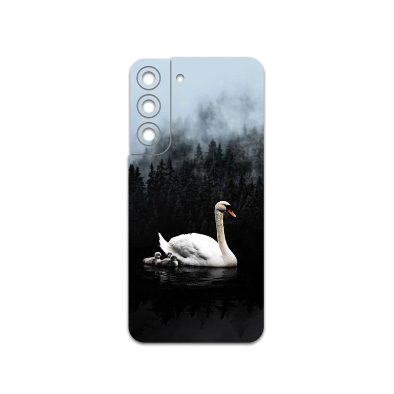 برچسب پوششی ماهوت مدل Swan-Lake مناسب برای گوشی موبایل سامسونگ Galaxy S22 5G