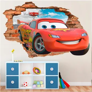  استیکر دیواری کودک هفال مدل مک کویین کد n-8m 