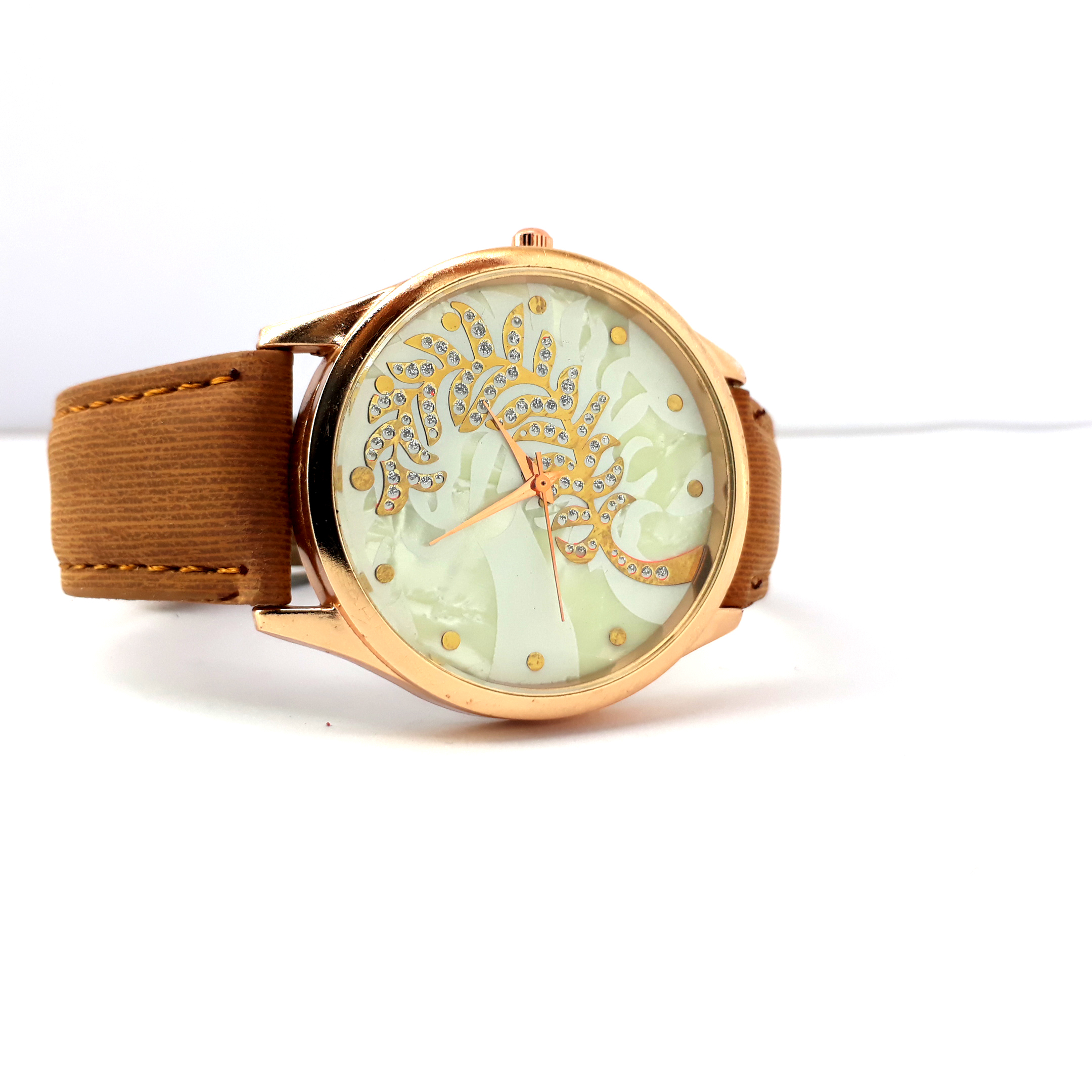 ساعت مچی عقربه ای مدل گلبرگ کد 11