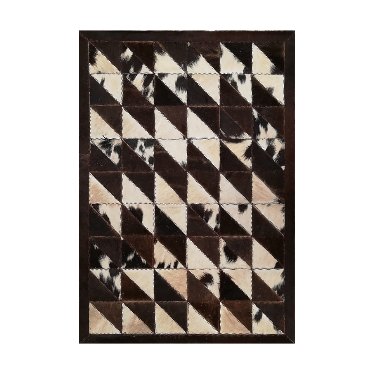 کلاژ فرش پوست و چرم کمالی مدل AD-0357