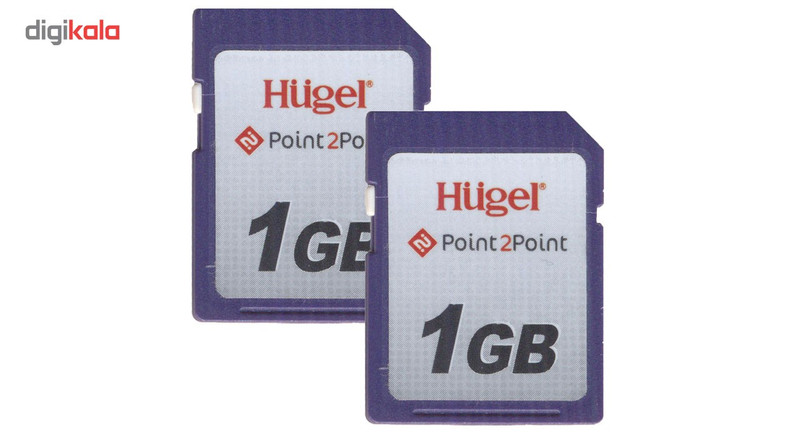 کارت حافظه SD هوگل مدل Point 2 Point 1 G کلاس 10 استاندارد UHS-I U3 سرعت 100MBps ظرفیت 1 گیگابایت بسته 2 عددی