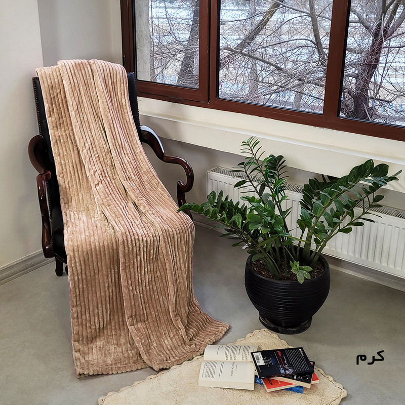 پتو مسافرتی مدل ژله ای خطی سایز 220x160 سانتی متر