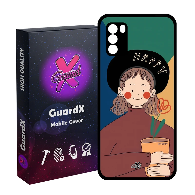 کاور گارد ایکس طرح دختر مدل Glass10630 مناسب برای گوشی موبایل شیائومی Poco M3