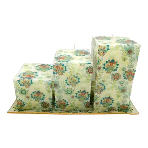 شمع قشنگه کد Ghs-001 مجموعه 3 عددی