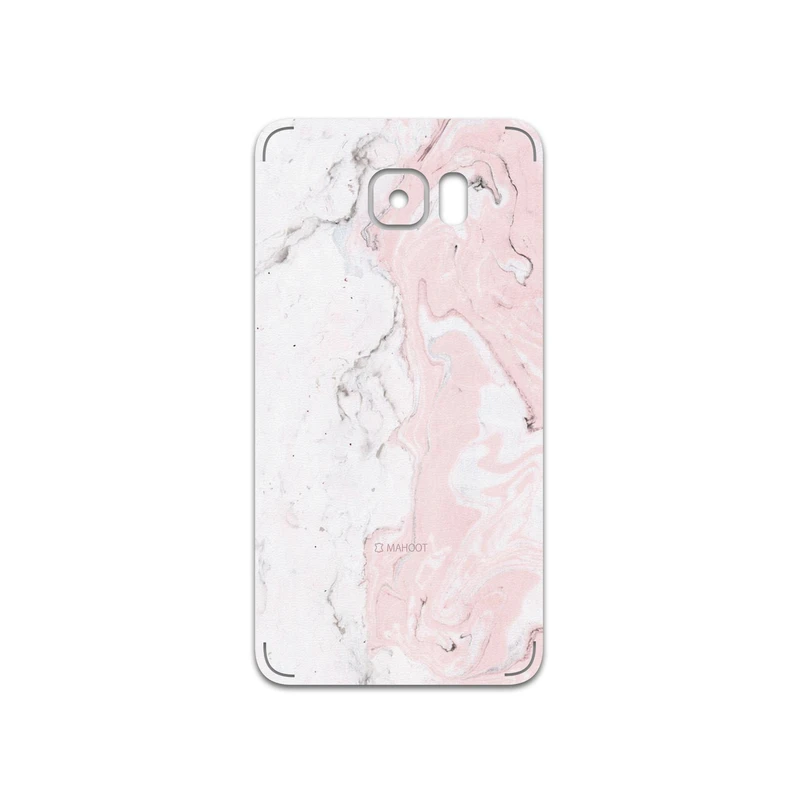 برچسب پوششی ماهوت مدل Blanco-Pink-Marble مناسب برای گوشی موبایل سامسونگ Galaxy Note 5