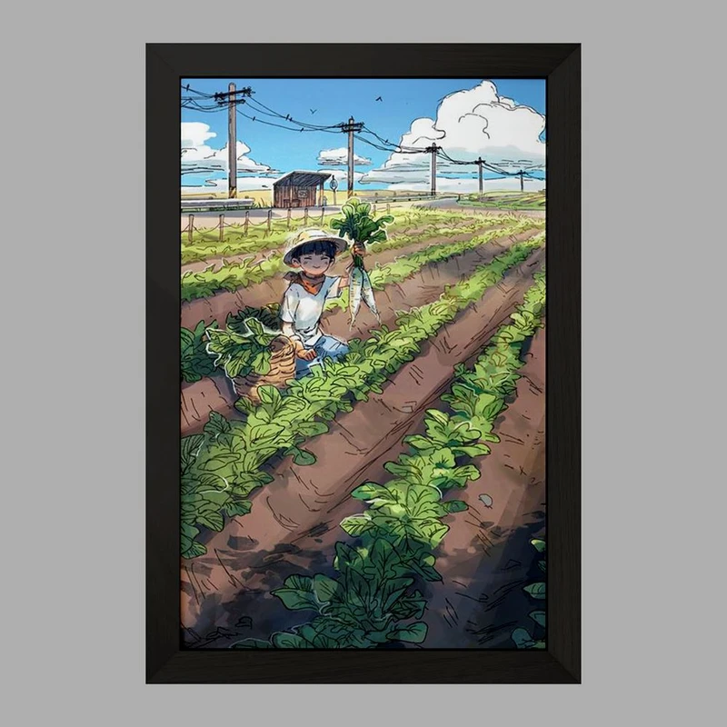 تابلو خندالو مدل شییکو انیمه موب سایکو Mob Psycho 100 کد 24443