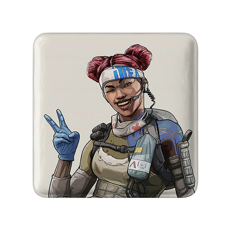 مگنت خندالو طرح lifeline  ایکس لجند مدل مربعی کد 30972