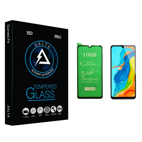 محافظ صفحه نمایش سرامیکی دلتا مدل HD مناسب برای گوشی موبایل هوآوی P30 lite