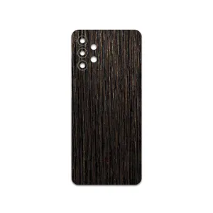 MAHOOT Dark-Gold-Stripes-Wood Cover Sticker for Samsung Galaxy M32 5G