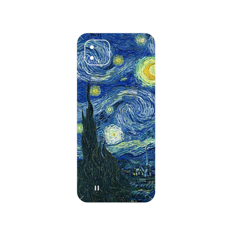 برچسب پوششی ماهوت مدل The Starry Night of van Gogh مناسب برای گوشی موبایل ریلمی C11 2021