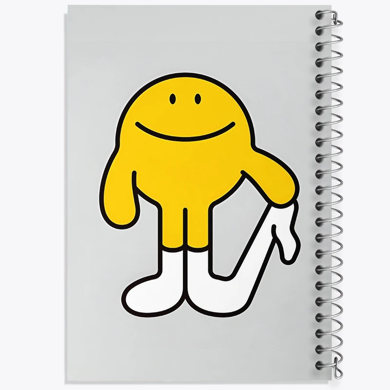 دفتر نقاشی 50 برگ خندالو طرح شکلک بامزه کد N2934