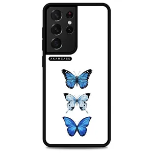 AKAM AMC-WSGS21U-BUTTERFLY-3 Cover For Samsung Galaxy S21 Ultra