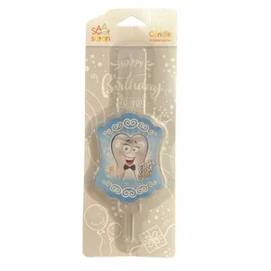 شمع تولد مدل سورساتان مدل جشن دندونی پسر 9110