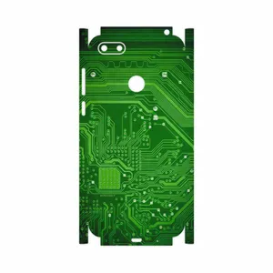 MAHOOT Green Printed Circuit Board-FullSkin Cover Sticker for Motorola Moto E6 Plus