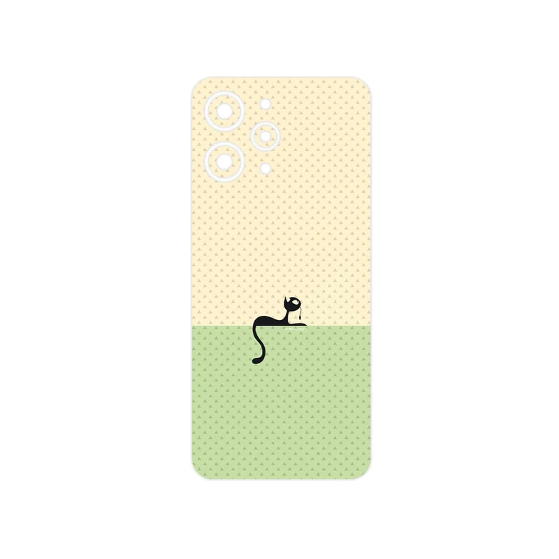 برچسب پوششی ماهوت مدل Minimal Internet Cat Icon مناسب برای گوشی موبایل شیائومی Redmi 12