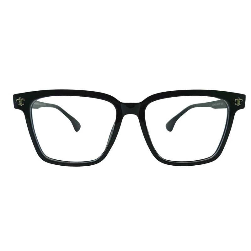 فریم عینک طبی مستطیلی مدل  8234-2 CHROME مناسب برای صورت بیضی، قلب، گرد، لوزی، مثلث، مربع، مستطیل