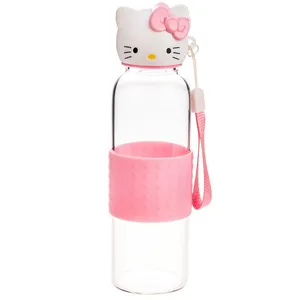 قمقمه کودک شی شانگ مدل Hello Kitty ظرفیت 420 میلی‌ لیتر