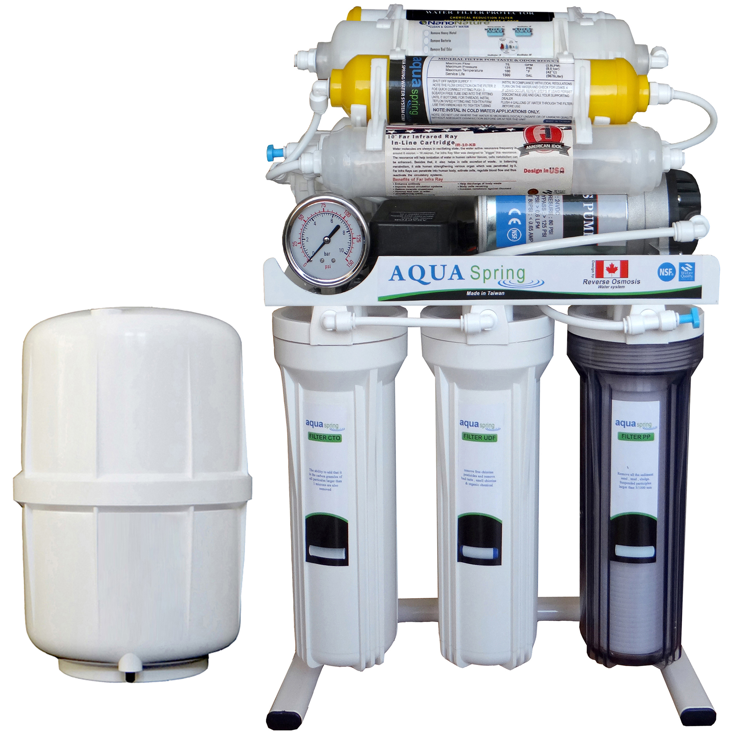 دستگاه تصفیه کننده آب آکوآ اسپرینگ مدل RO - NF2700