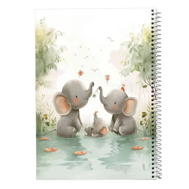 دفتر شطرنجی 50 برگ مدوپد طرح موجودات فانتزی کد DF17083