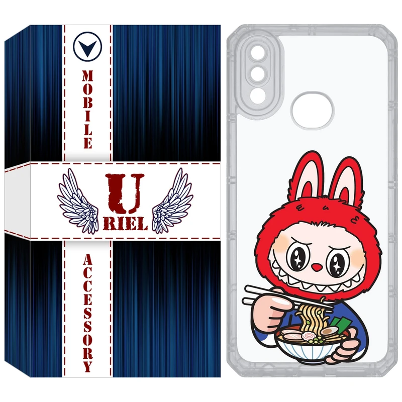 کاور یوریل قاب مدل Clear کد 117 طرح لبوبو Labubu مناسب برای گوشی موبایل سامسونگ Galaxy A10S / M10S