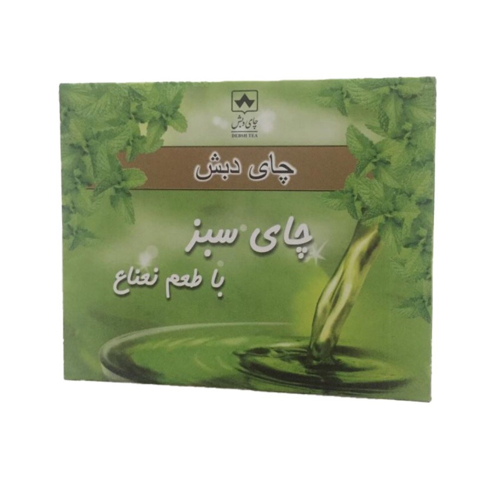 چاي سبز كيسه اي دبش بسته ٥٠عددي