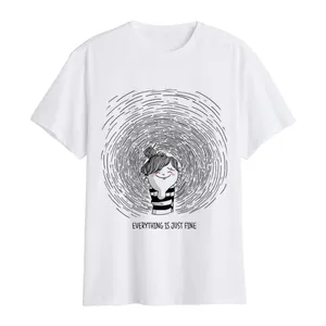 تی شرت آستین کوتاه زنانه مدل Everything is just fine