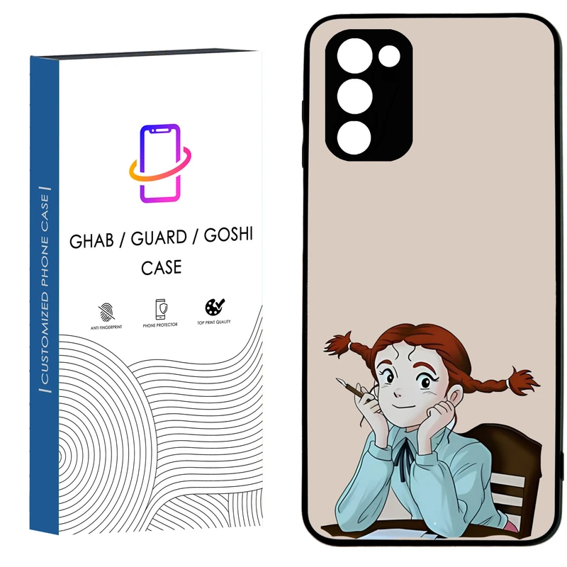 کاور قاب گارد گوشی طرح دخترانه کد 45 - TPU مناسب برای گوشی موبایل سامسونگ Galaxy A02S