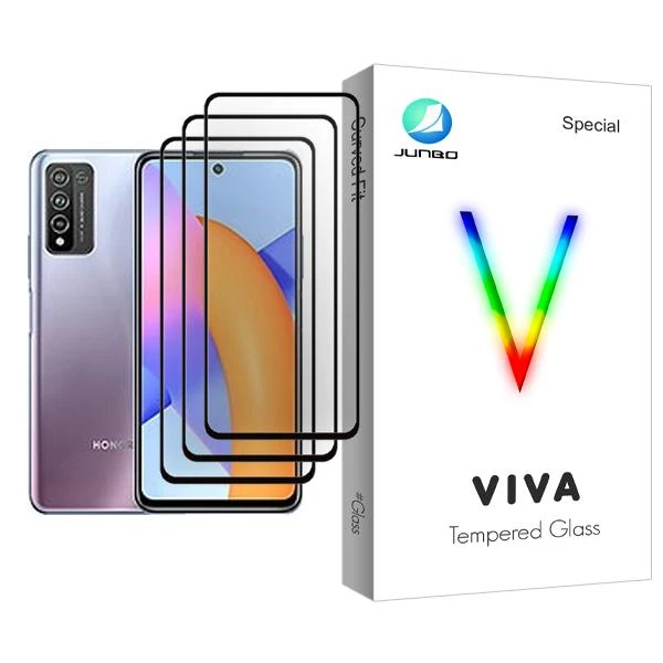 محافظ صفحه نمایش جانبو مدل Viva Glass MIX003 مناسب برای گوشی موبایل آنر 10X Lite بسته سه عددی