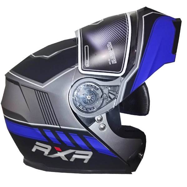 کلاه کاسکت آر ایکس آر مدل فک متحرک عینکدار کد RX_BL