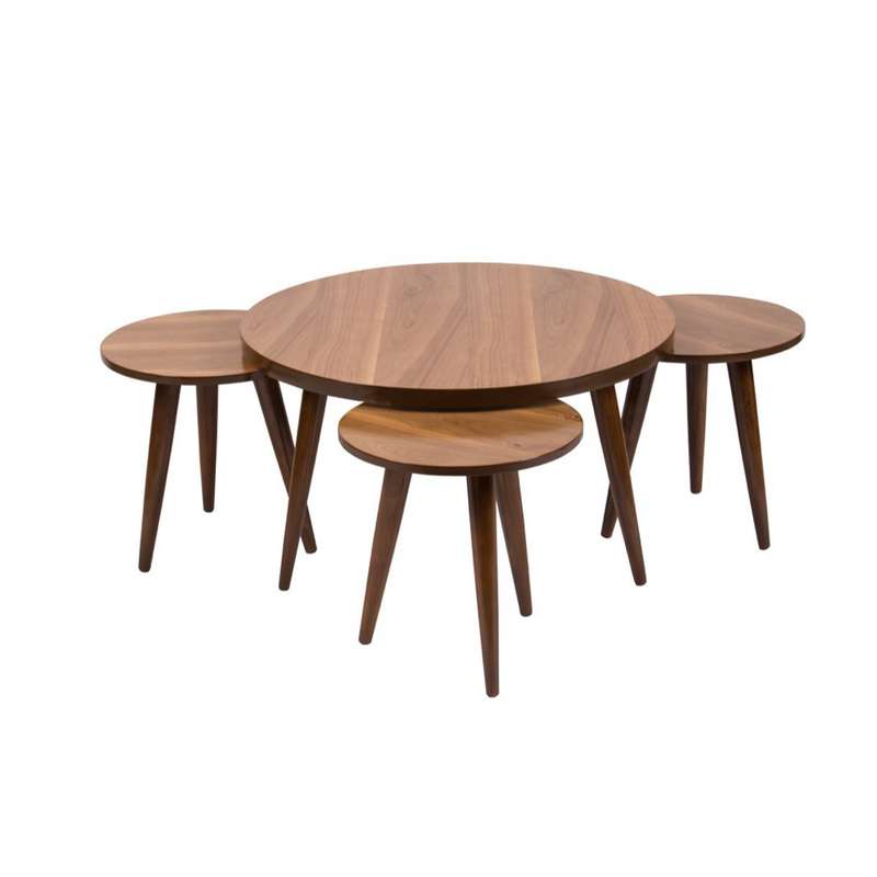 میز عسلی مدل T010 مجموعه 4 عددی