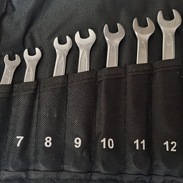 آچار یکسر تخت و یکسر رینگی پلاتینیوم پرو کد PLR-0012-0369 مجموعه 12 عددی