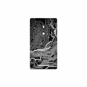 MAHOOT Black Printed Circuit Board Cover Sticker for Nokia Lumia 925