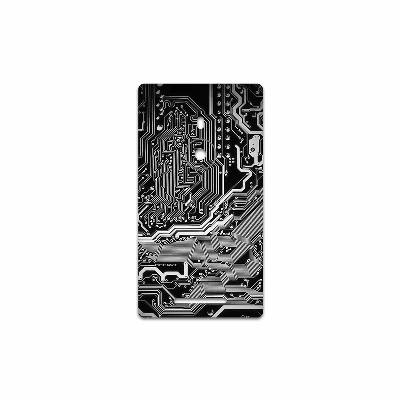 برچسب پوششی ماهوت مدل Black Printed Circuit Board مناسب برای گوشی موبایل نوکیا Lumia 925
