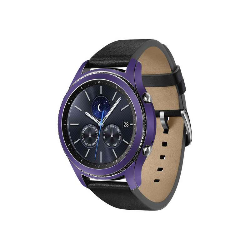 برچسب ماهوت طرح Matte-BlueBerry مناسب برای ساعت هوشمند سامسونگ Galaxy Gear S3 Classic
