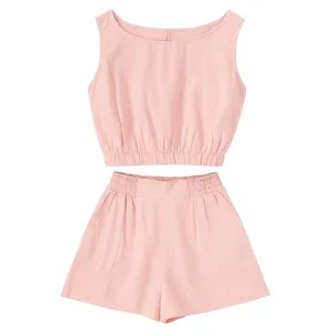 ست تاپ و شلوارک راحتی زنانه مدل Nilin88