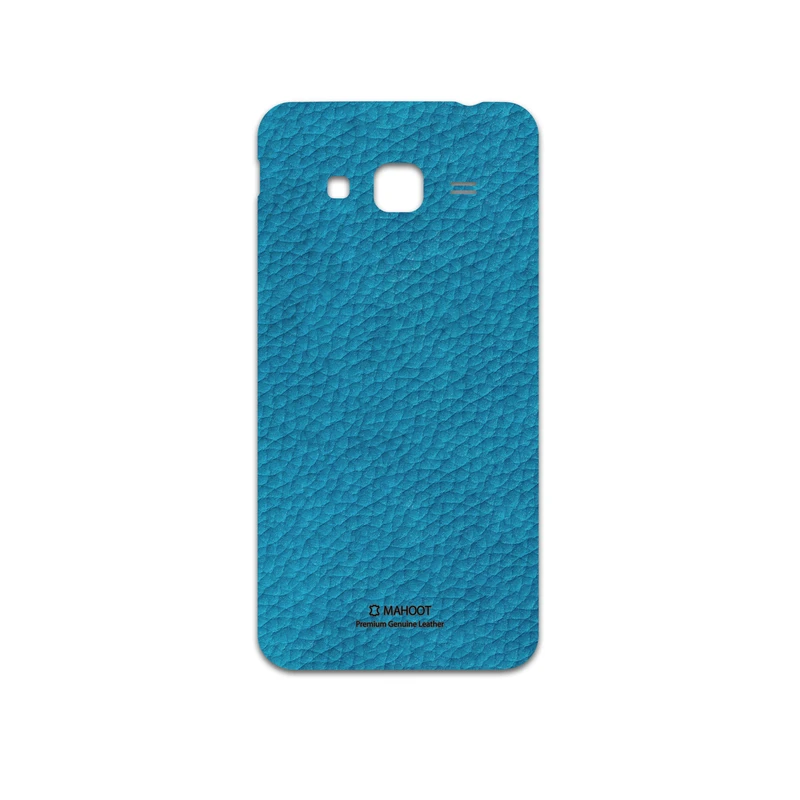 برچسب پوششی ماهوت مدل Blue-Leather مناسب برای گوشی موبایل سامسونگ Galaxy J3 2016