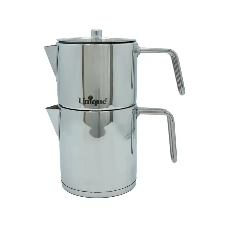 ست کتری و قوری یونیک مدل استیل کد 7264