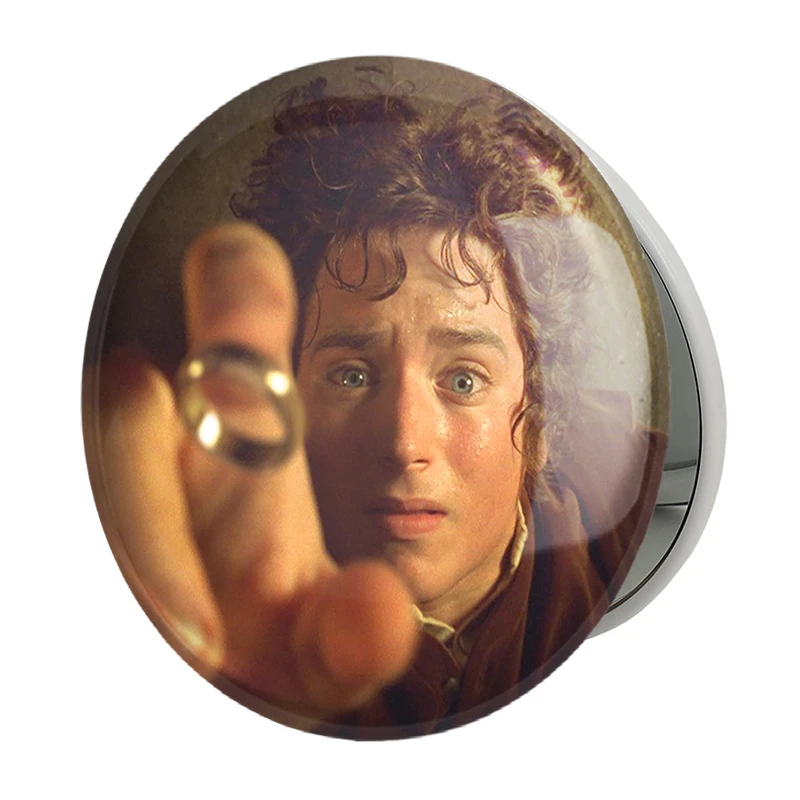 آینه جیبی خندالو طرح ارباب حلقه ها Lord of the Rings مدل تاشو کد 4562 