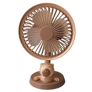 پنکه شارژی مدل Desk Fan 2025 ظرفیت 2000 میلی آمپر ساعت