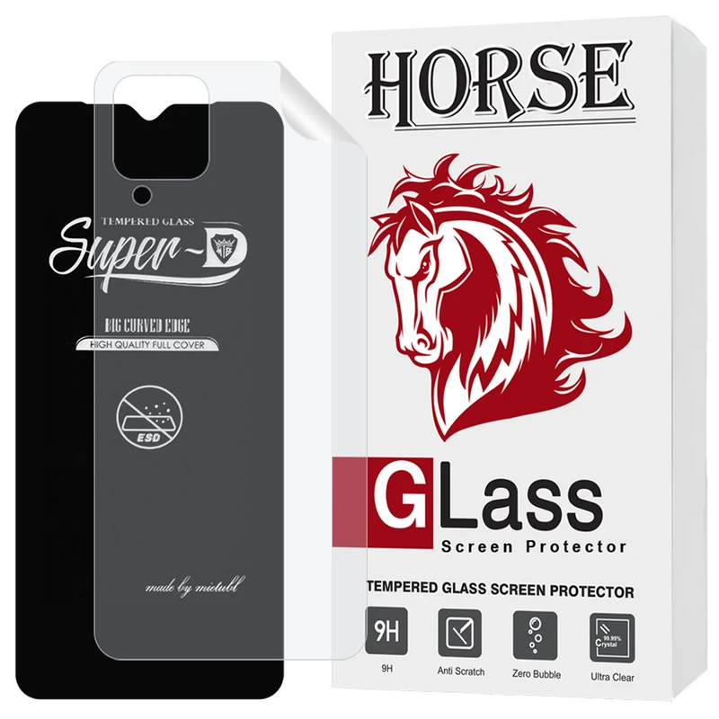 محافظ صفحه نمایش هورس مدل SUNH مناسب برای گوشی موبایل سامسونگ Galaxy A12 / A12 Nacho / M12 به همراه محافظ پشت گوشی