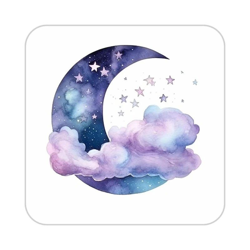 زیر لیوانی کاکتی طرح ماه و ستاره مدل mp53405